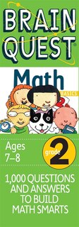 Front cover_Brain Quest 2nd Grade Math Q&a Cards