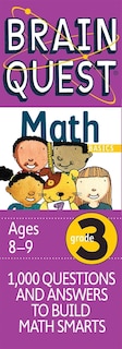 Front cover_Brain Quest 3rd Grade Math Q&a Cards