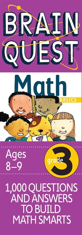 Front cover_Brain Quest 3rd Grade Math Q&a Cards