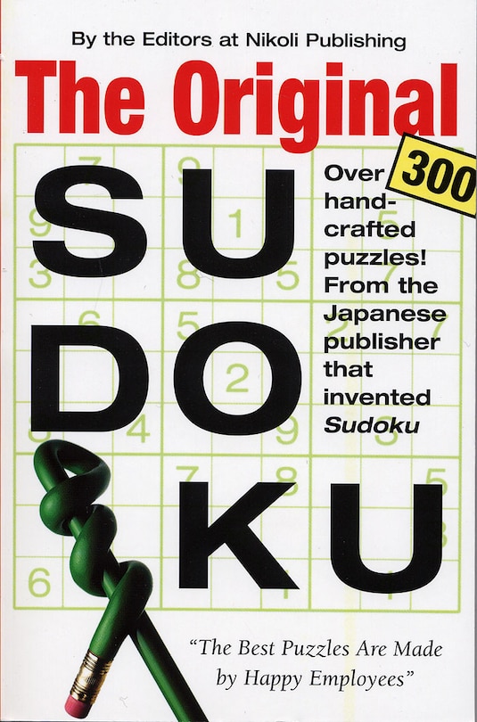 Front cover_The Original Sudoku