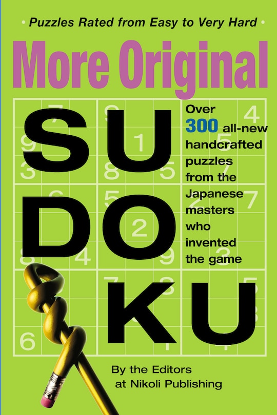 Front cover_More Original Sudoku