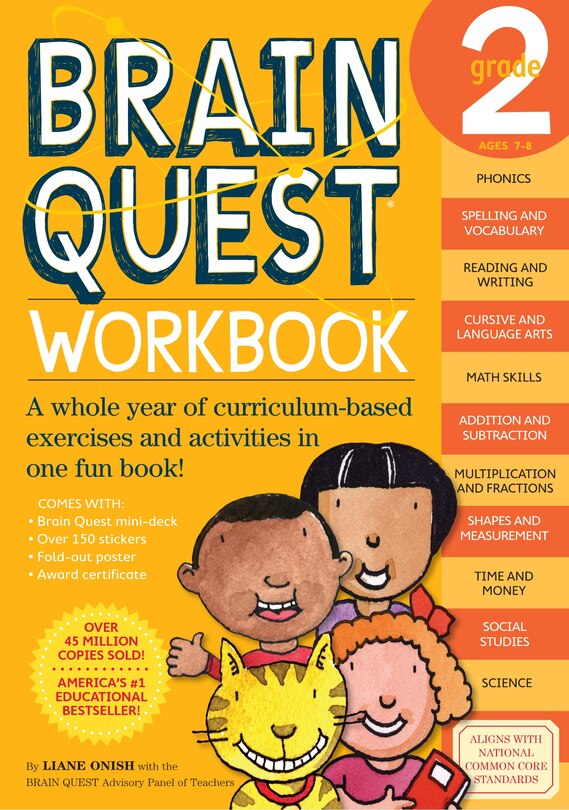 Front cover_Brain Quest Workbook: 2nd Grade