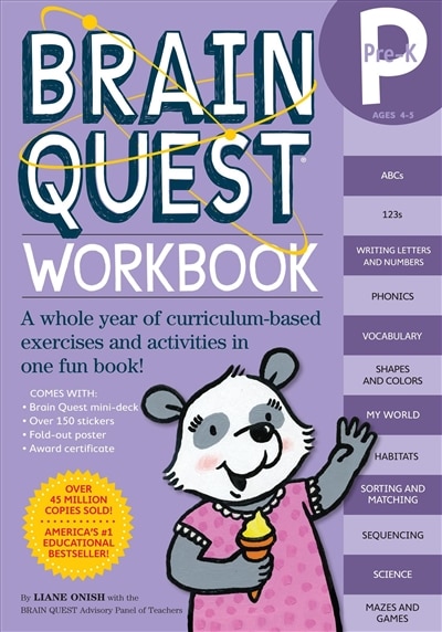 Front cover_Brain Quest Workbook: Pre-K
