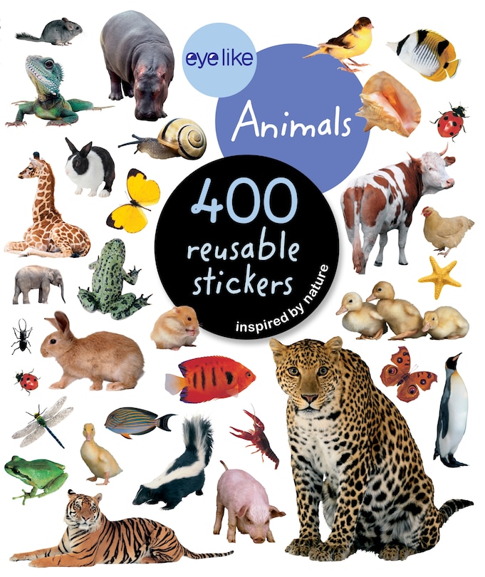 Couverture_EyeLike Stickers: Animals