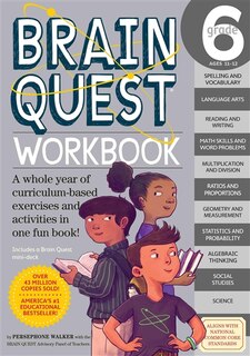 Front cover_Brain Quest Workbook: 6th Grade