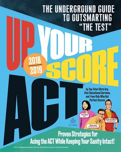 Couverture_Up Your Score: ACT, 2018-2019 Edition