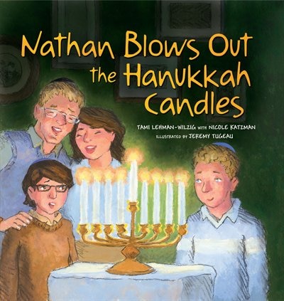 Nathan Blows Out the Hanukkah Candles