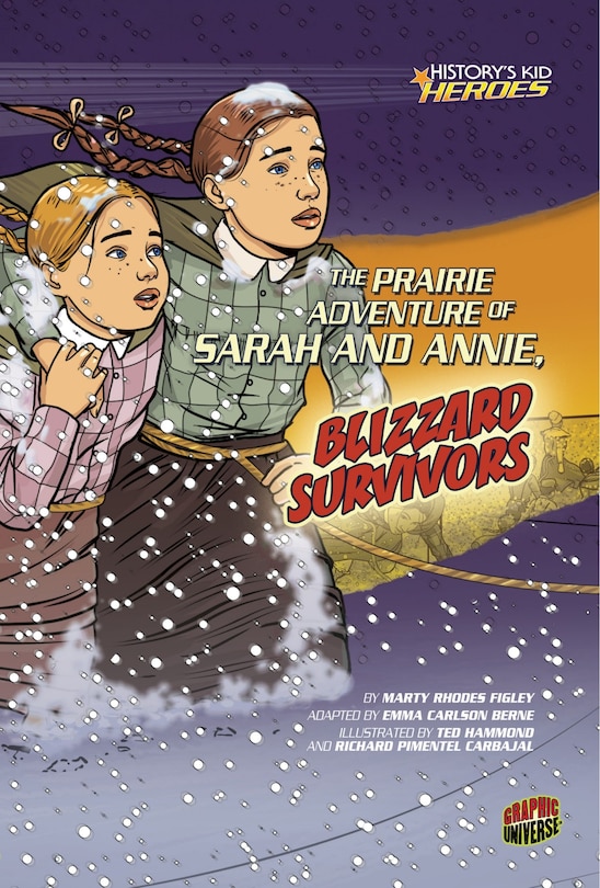 Front cover_The Prairie Adventure Of Sarah And Annie, Blizzard Survivors