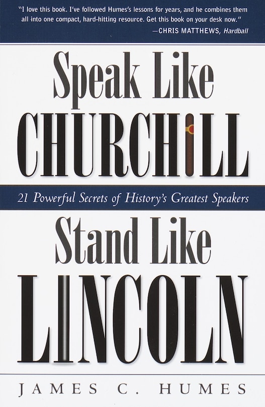 Front cover_Speak Like Churchill, Stand Like Lincoln
