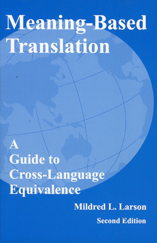 Front cover_Meaning-Based Translation