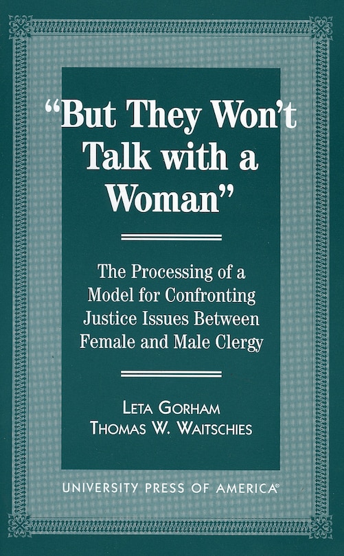 Front cover_But They Won't Talk With a Woman
