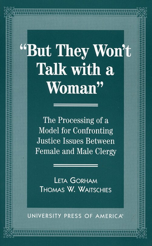 Front cover_But They Won't Talk With a Woman