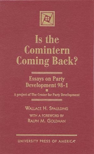 Front cover_Is the Comintern Coming Back?