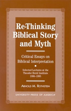 Couverture_Re-thinking Biblical Story and Myth