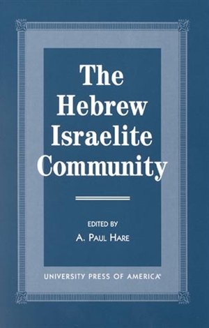 Front cover_Hebrew Israelite Community