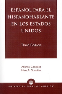 Front cover_Espanol Para el Hispanohablante en los Estados Unidos