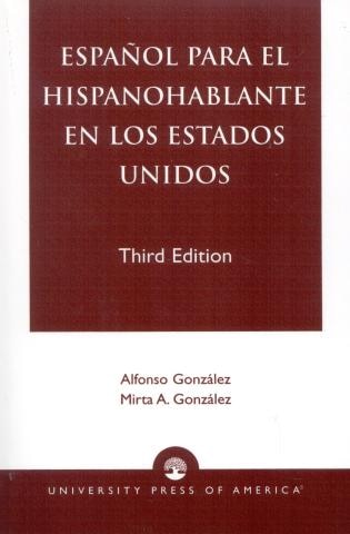 Front cover_Espanol Para el Hispanohablante en los Estados Unidos