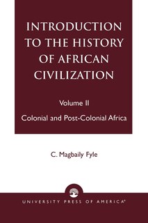 Front cover_Introduction to the History of African Civilization