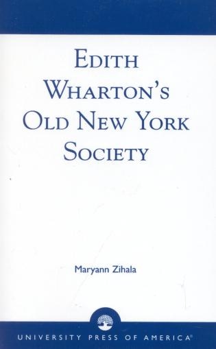 Front cover_Edith Wharton's Old New York Society