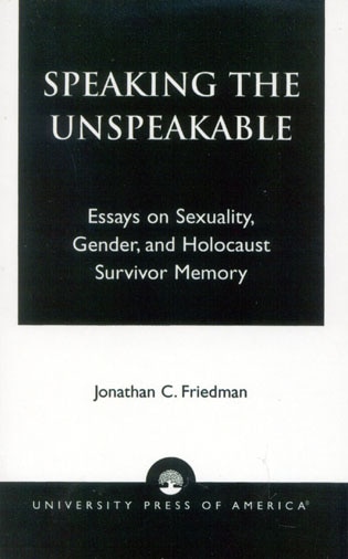 Front cover_Speaking the Unspeakable