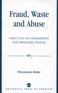 Front cover_Fraud, Waste and Abuse