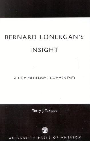 Front cover_Bernard Lonergan's Insight