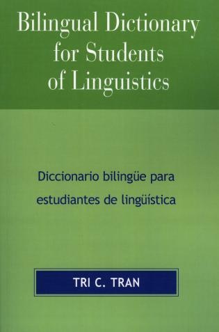 Couverture_Bilingual Dictionary for Students of Linguistics
