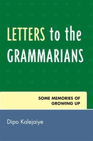 Front cover_Letters to the Grammarians