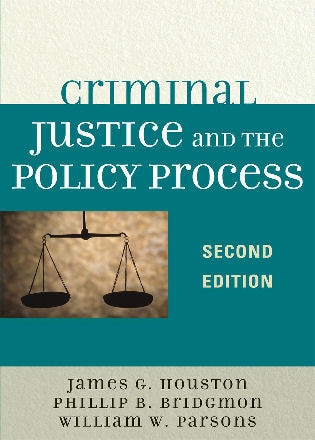 Front cover_Criminal Justice and the Policy Process