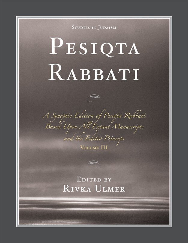 Front cover_Pesiqta Rabbati