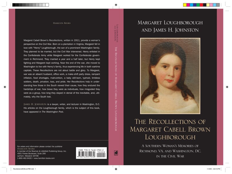 Front cover_Recollections of Margaret Cabell Brown Loughborough