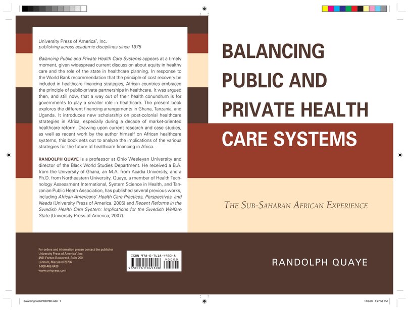 Couverture_Balancing Public and Private Health Care Systems