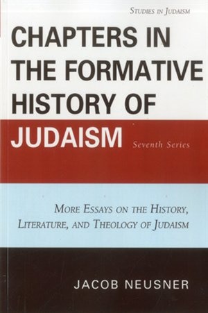 Front cover_Chapters in the Formative History of Judaism: Seventh Series