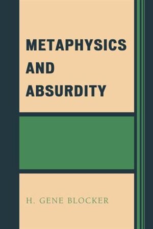 Couverture_Metaphysics And Absurdity