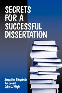 Front cover_Secrets For A Successful Dissertation