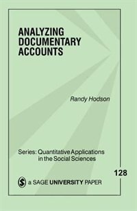 Front cover_Analyzing Documentary Accounts