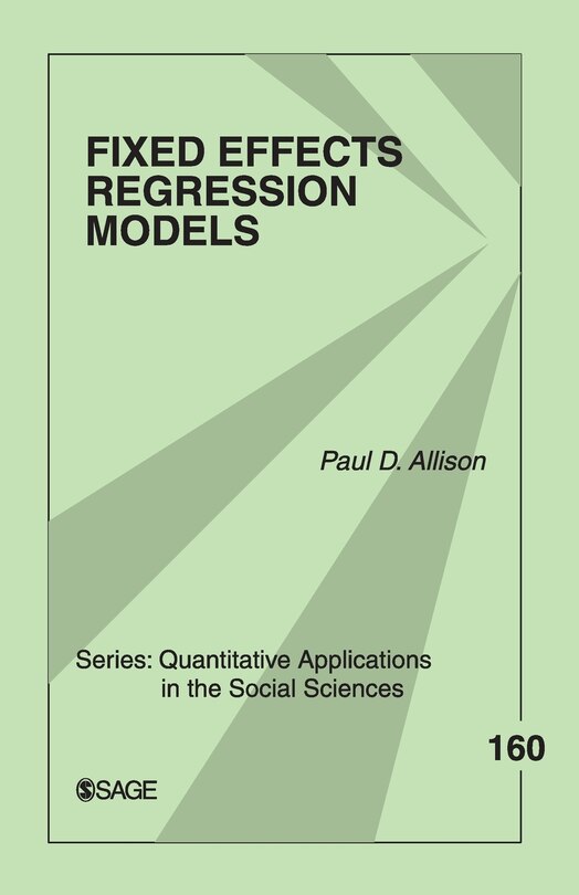 Front cover_Fixed Effects Regression Models