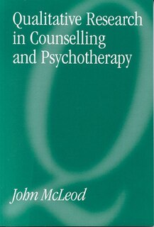 Couverture_Qualitative Research In Counselling And Psychotherapy