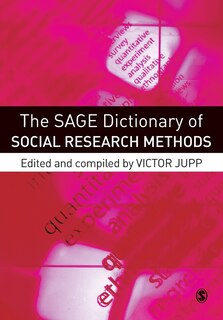 Front cover_The Sage Dictionary Of Social Research Methods