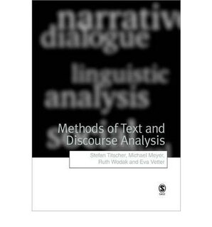 Front cover_Methods Of Text And Discourse Analysis