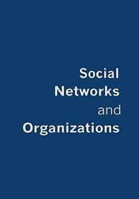 Front cover_Social Networks and Organizations