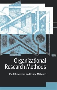 Couverture_Organizational Research Methods