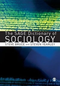 Front cover_The Sage Dictionary Of Sociology