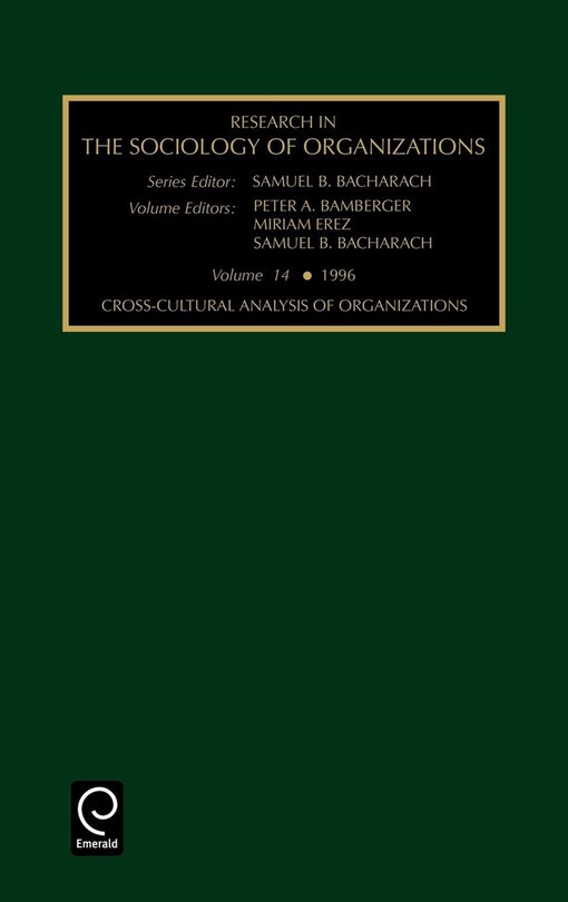 Front cover_Cross-cultural Analysis of Organizations