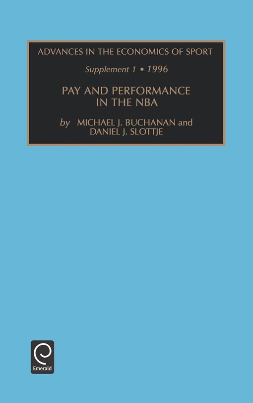 Front cover_Pay and Performance in the NBA