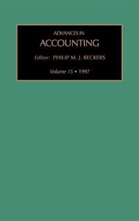 Front cover_Advances In Accounting