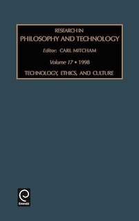 Front cover_Research in philosophy and technology