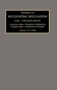 Front cover_Research In Accounting Regulation 1998