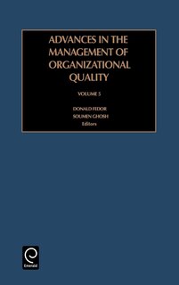 Couverture_Advances In The Management Of Organizational Quality