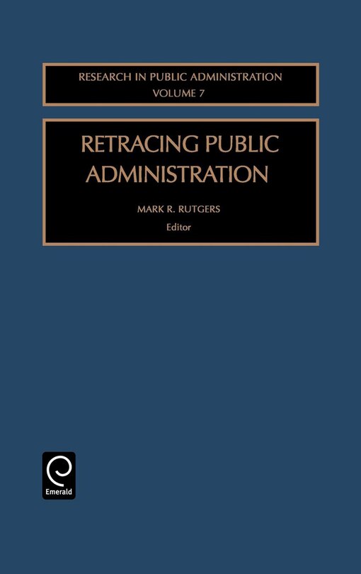 Front cover_Retracing Public Administration
